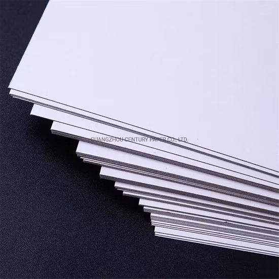 Cartoncino duplex patinato bianco da 250 g/m², 300 g/m², 350 g/m², 400 g/m², grigio con supporto grigio