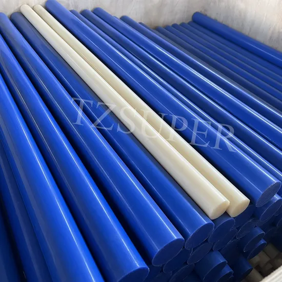 Asta portatile in nylon MC realizzata con asta tonda PA per uso industriale